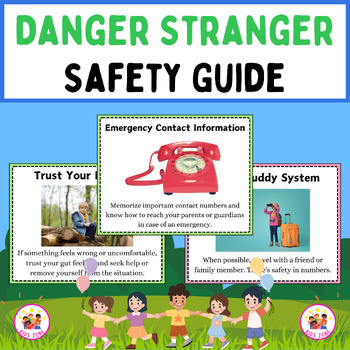 Preview of Stranger Danger Safety Tips and Simple Instructions | Stay Safe in any Situation