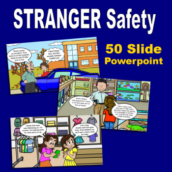 Preview of Stranger Safety - Comic Powerpoint