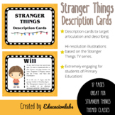 Stranger Things Description Cards in English