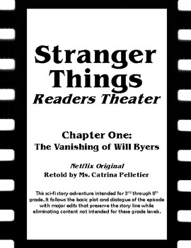 Preview of Stranger Things Reader's Theater Chapter One: The Vanishing of Will Byers