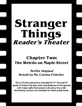 Preview of Stranger Things Reader's Theater Chapter Two: The Weirdo on Maple Street