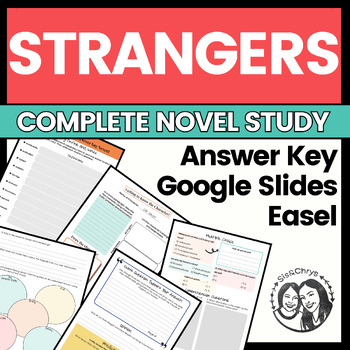 Preview of Strangers by David A. Robertson - Printable + Digital Novel Study