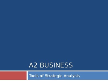 Preview of Strategic Analysis Ansoff Matrix Porter's Five Forces Business Studies PPT