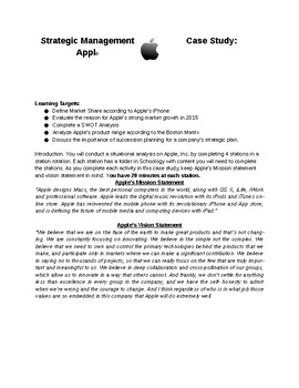 strategic management report on apple