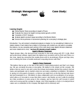 apple inc 2015 case study strategic management