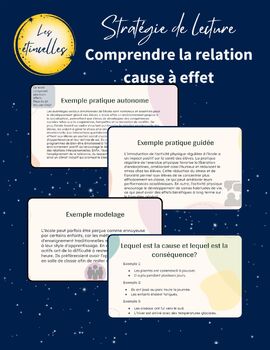 Preview of Stratégie de lecture - cause à effet