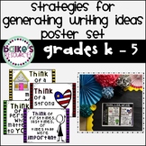 Writing:  Strategies For Generating Writing Ideas Anchor C