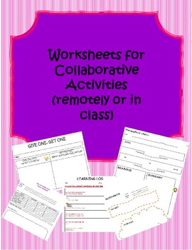 Preview of Collaborative Strategies in Class or Remotely