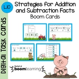 Strategies for Addition and Subtraction Facts Boom Cards -