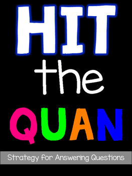 Preview of Strategy for Answering Questions - Hit the QUAN