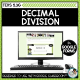 Strategies for Decimal Division | Digital Math Task Cards