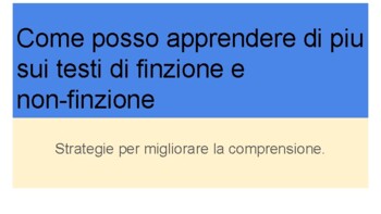 Preview of Strategies for Reading Comprehension in Italian part1