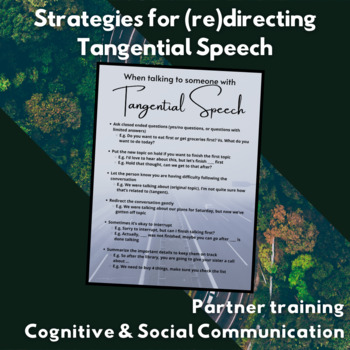 Preview of Strategies for Redirecting Tangential Speech PDF poster