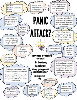 Preview of Strategies for Stopping a Panic Attack - Poster
