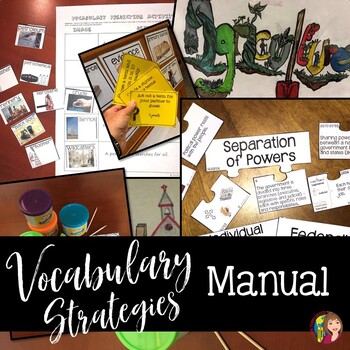 Preview of Strategies for Teaching Vocabulary with Google Slide™ Templates