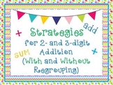 Strategies for Two and Three-Digit Addition-Common Core Aligned