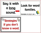 Strategies if you don't know a word cards