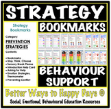 Strategy Bookmarks - BEHAVIOUR PREVENTION