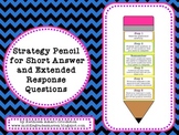 Strategy Pencil Poster for Short Answer and Extended Respo