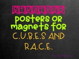 Strategy Posters for Cubes and Race