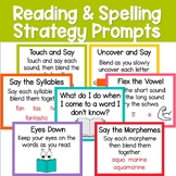 Strategy Posters for Reading & Spelling Words: Science of Reading