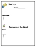 Strategy and Resource of the Week