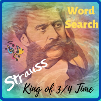 Preview of Strauss - The King of Three Quarter Time (1995) WORD SEARCH