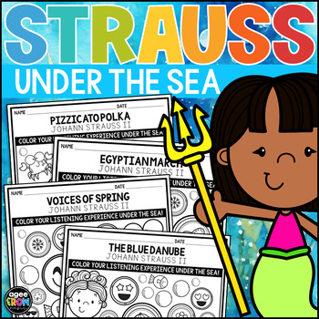 Preview of Strauss Under the Sea | SEL Classical Music Listening Activities for Summer