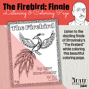 Preview of Stravinsky's "The Firebird:" Listening & Coloring Page
