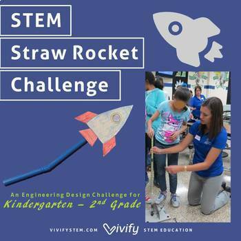 Preview of Straw Rocket STEM Challenge (Forces & Motion)