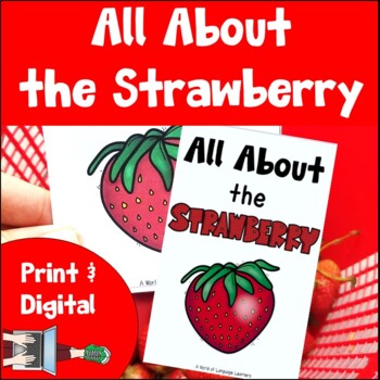 Preview of Strawberries Print and Digital | Emergent Reader and Decodable