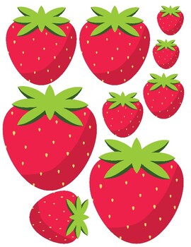 Preview of Strawberry Alphabet and Job Chart