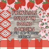 Strawberry Bulletin Board Borders