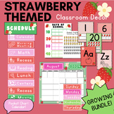 Strawberry Flowers Classroom Decor Set -GROWING BUNDLE!- 2