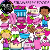 Strawberry Food Clipart {Strawberry Clipart}