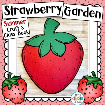 Preview of Summer Strawberry Garden Craft