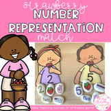 Strawberry Number Representation Match 0-20 | Stones Printables 