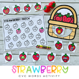Strawberry Patch CVC Words - CVC Words Activities - Litera