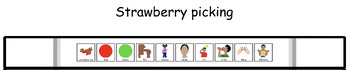 Preview of Strawberry Picking Communication Wristband