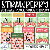 Strawberry Place Value Display