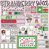 Strawberry Sweet Fruit Classroom Decor Theme Bundle