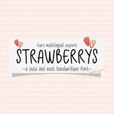 Strawberrys font