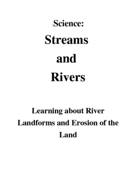 Preview of Stream and River Vocabulary and Erosion Overview