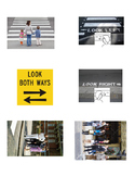 Street Crossing Safety Matching Game Cards