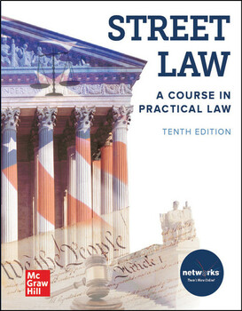 Preview of Street Law:  A Course in Practical Law 10th Edition  Unit 6: 36-45 BUNDLE HW