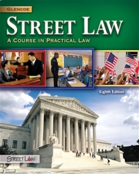 Preview of Street Law:  by: Glencoe  Chapters 1-6 Homework PPT Quiz Puzzle Bundle
