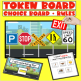 Street Signs Token Board - 50 Different Tokens! Choice Boa