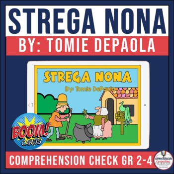 Preview of Strega Nona Comprehension Activities Boom Cards