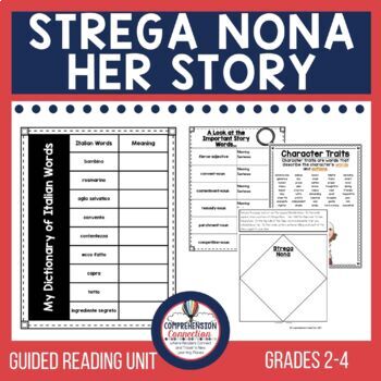 Preview of Strega Nona Her Story by Tomie DePaola Activities in Digital and PDF