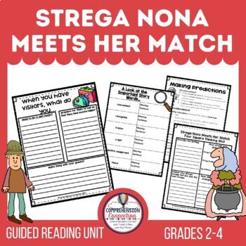 Preview of Strega Nona Meets Her Match by Tomie DePaola Activities in Digital and PDF